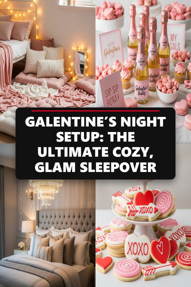 GALENTINE'S NIGHT SETUP: THE ULTIMATE COZY, GLAM SLEEPOVER
