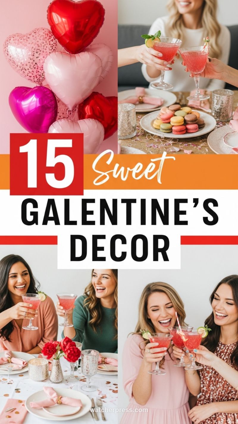 Galentine's Sweetheart Celebration Spread