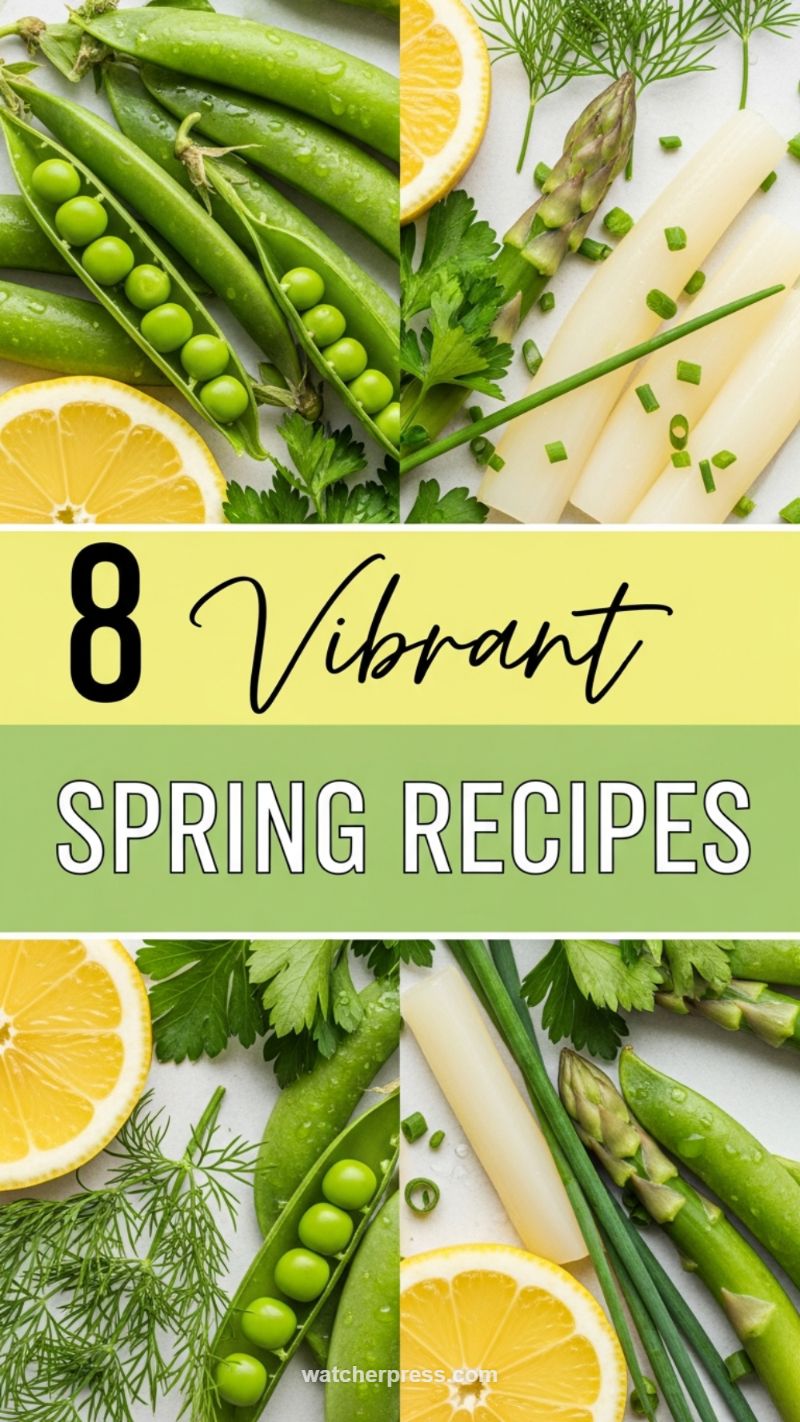 Garden Fresh: 8 Vibrant Recipes Celebrating Spring Produce