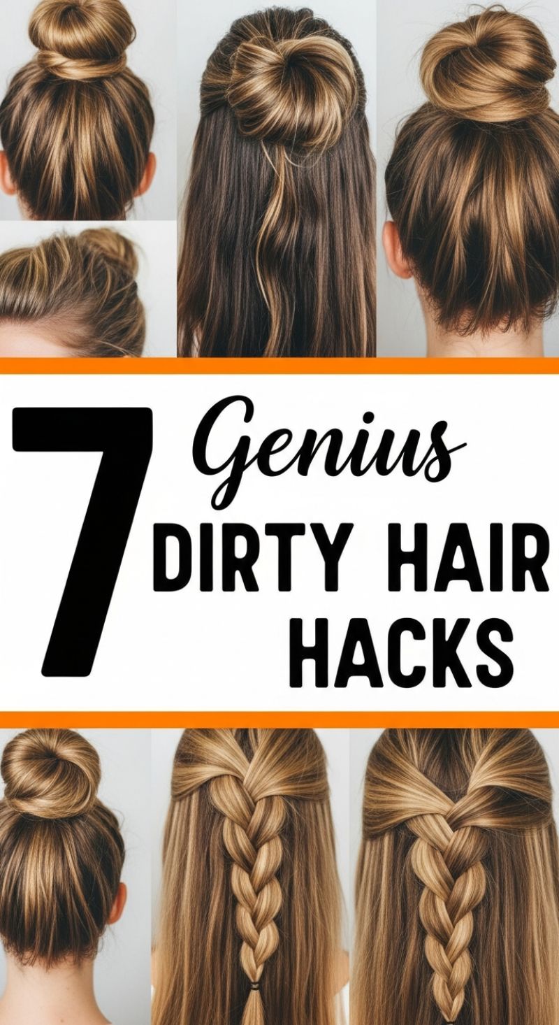 Genius Dirty Hair Hacks: Stylish Looks for Unwashed Tresses