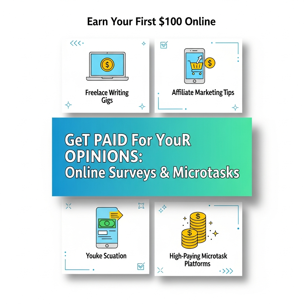 Get Paid for Your Opinions: Online Surveys & Microtasks