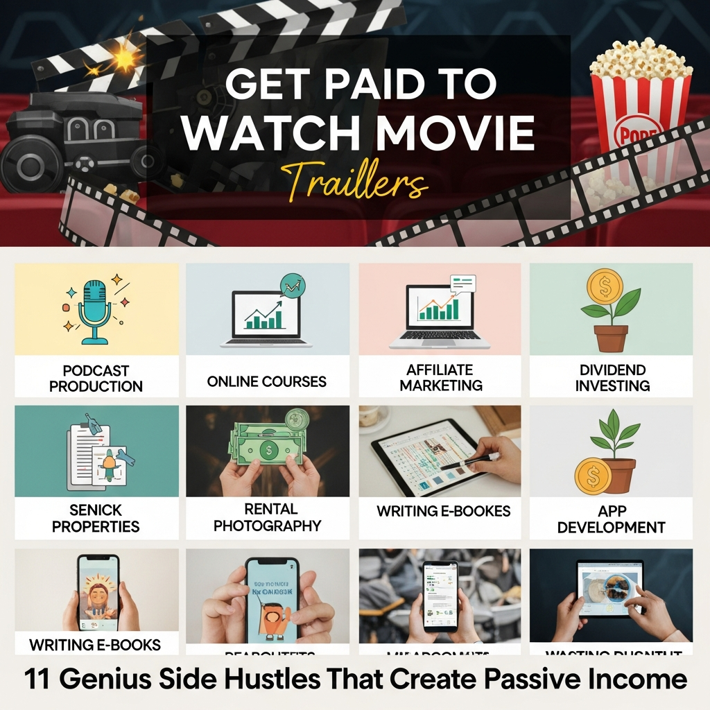 GET PAID to WATCH MOVIE Trailers