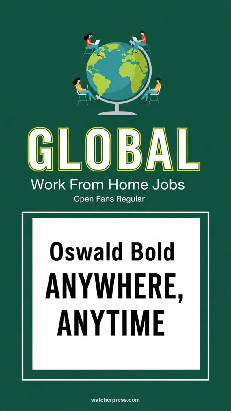 Go Global: Work From Home Jobs Anywhere, Anytime