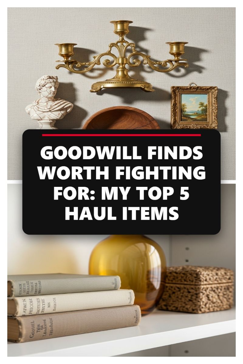GOODWILL FINDS WORTH FIGHTING FOR: MY TOP 5 HAUL ITEMS