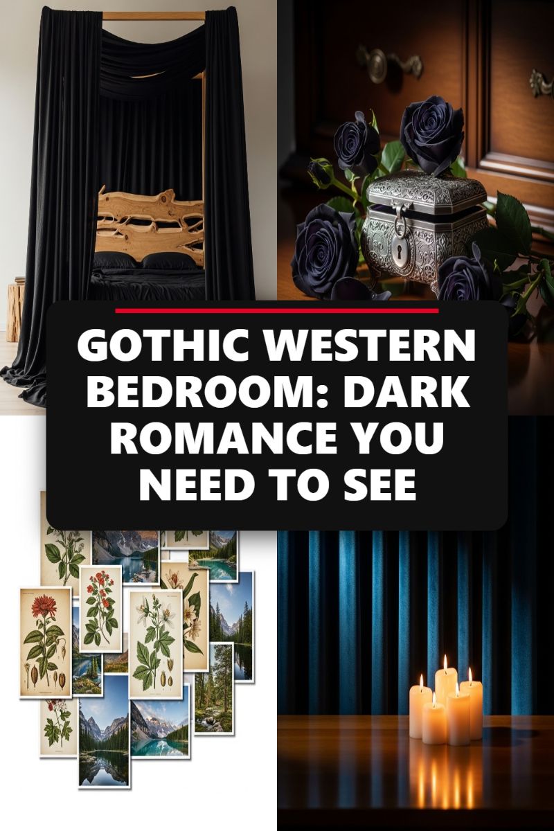 GOTHIC WESTERN BEDROOM: DARK ROMANCE YOU NEED TO SEE