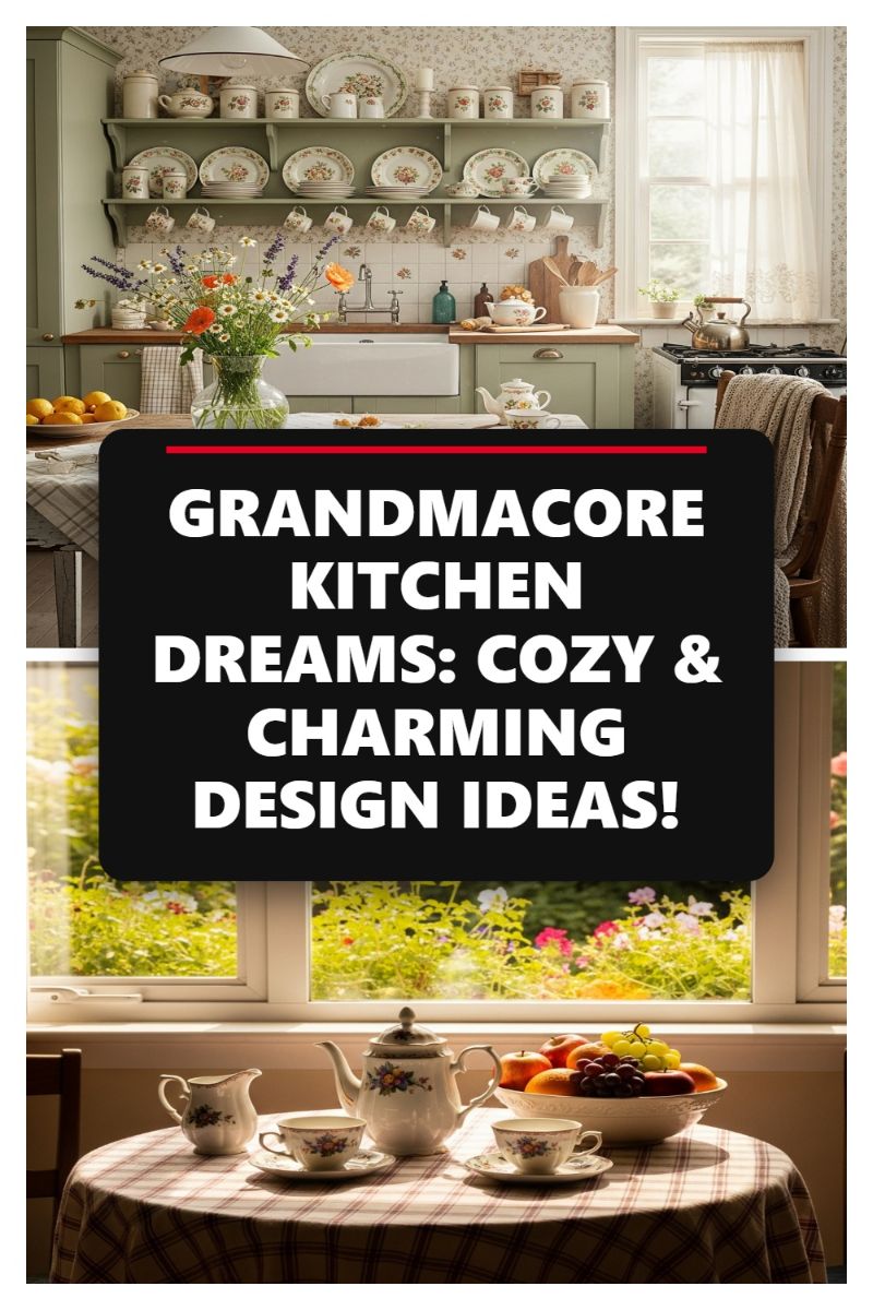 GRANDMACORE KITCHEN DREAMS: COZY & CHARMING DESIGN IDEAS!