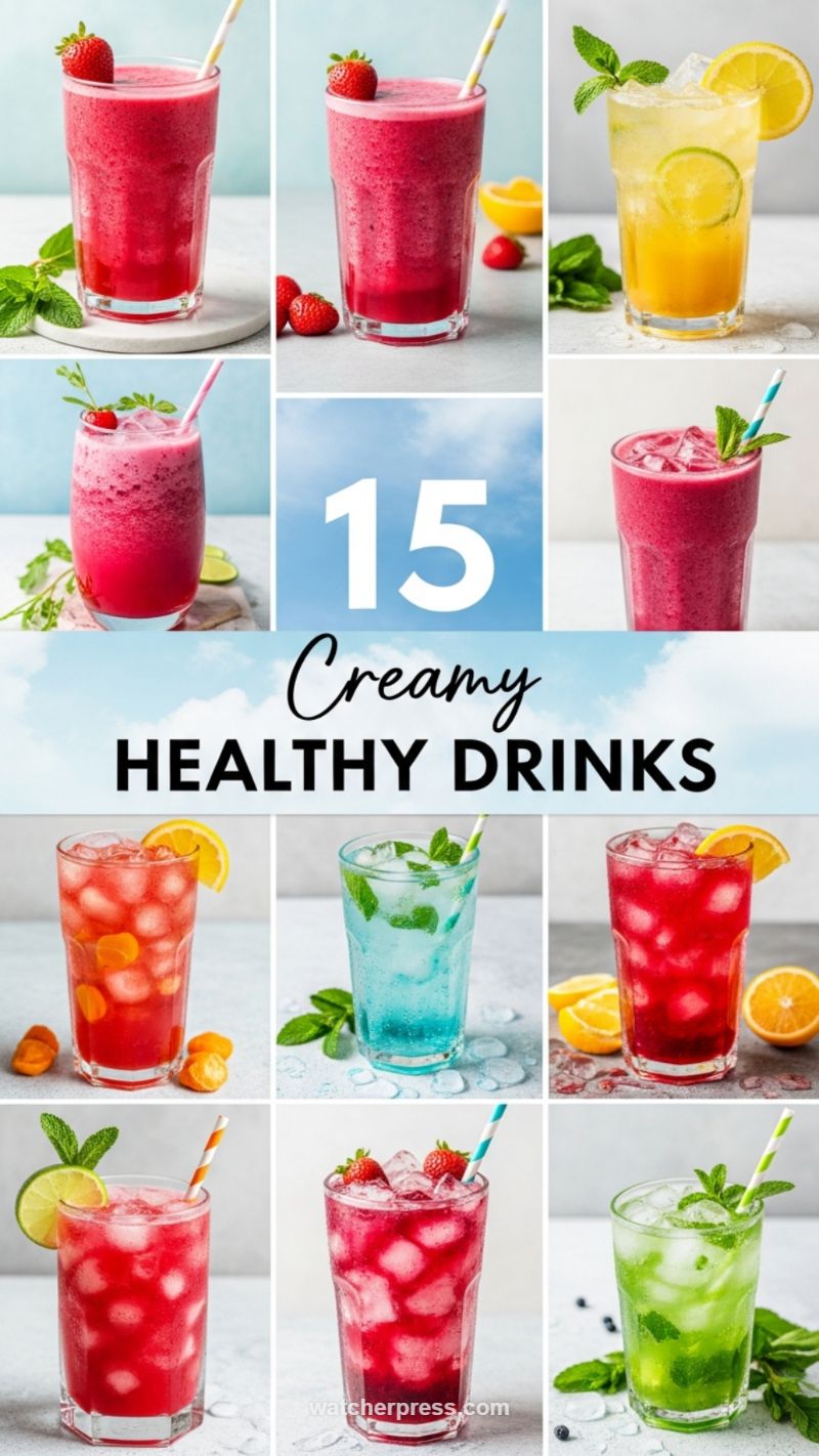 Guilt-Free Sips: Creamy Healthy Drinks