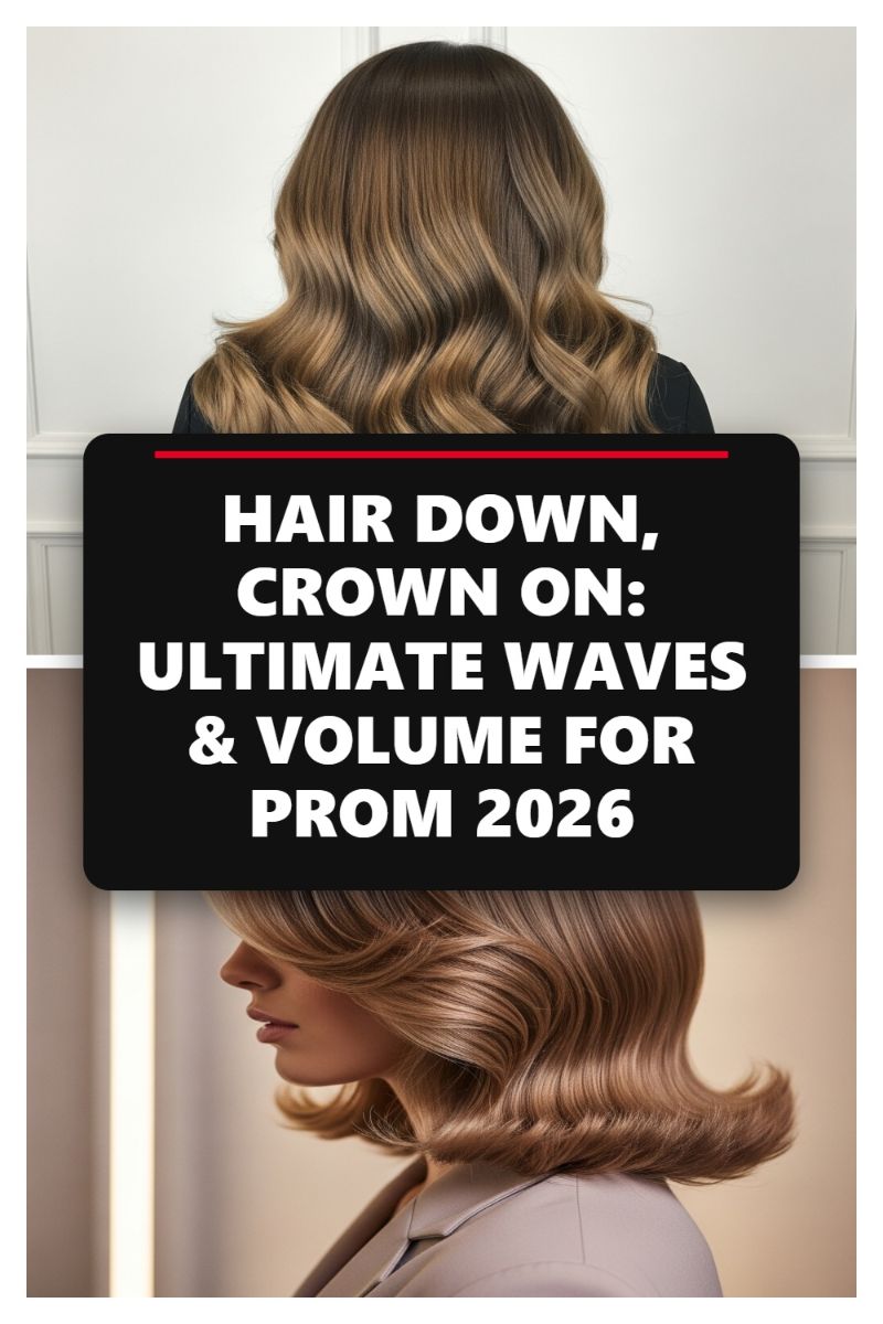 HAIR DOWN, CROWN ON: ULTIMATE WAVES & VOLUME FOR PROM 2026