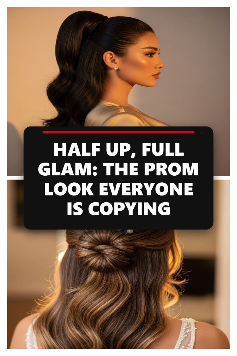 HALF UP, FULL GLAM: THE PROM LOOK EVERYONE IS COPYING
