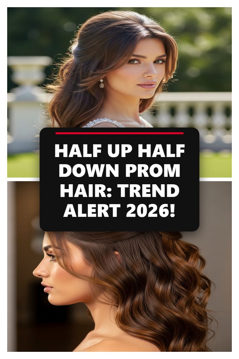 HALF UP HALF DOWN PROM HAIR: TREND ALERT 2026!