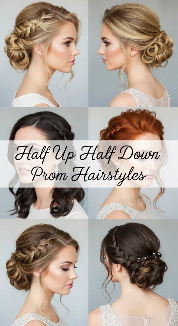 Half Up Half Down Prom Hairstyles