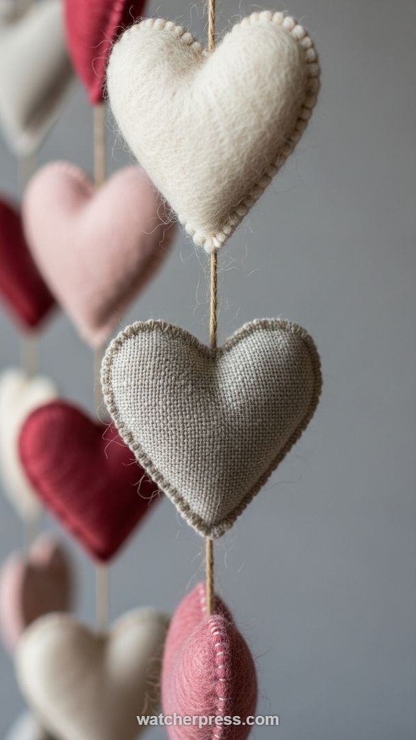 Hand-Stitched Harmony: Blending Burlap and Wool Textures in Decorative Garlands