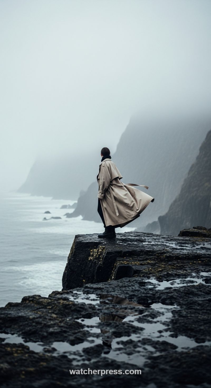 Harnessing Texture and Mist: The Dramatic Coastal Silhouette