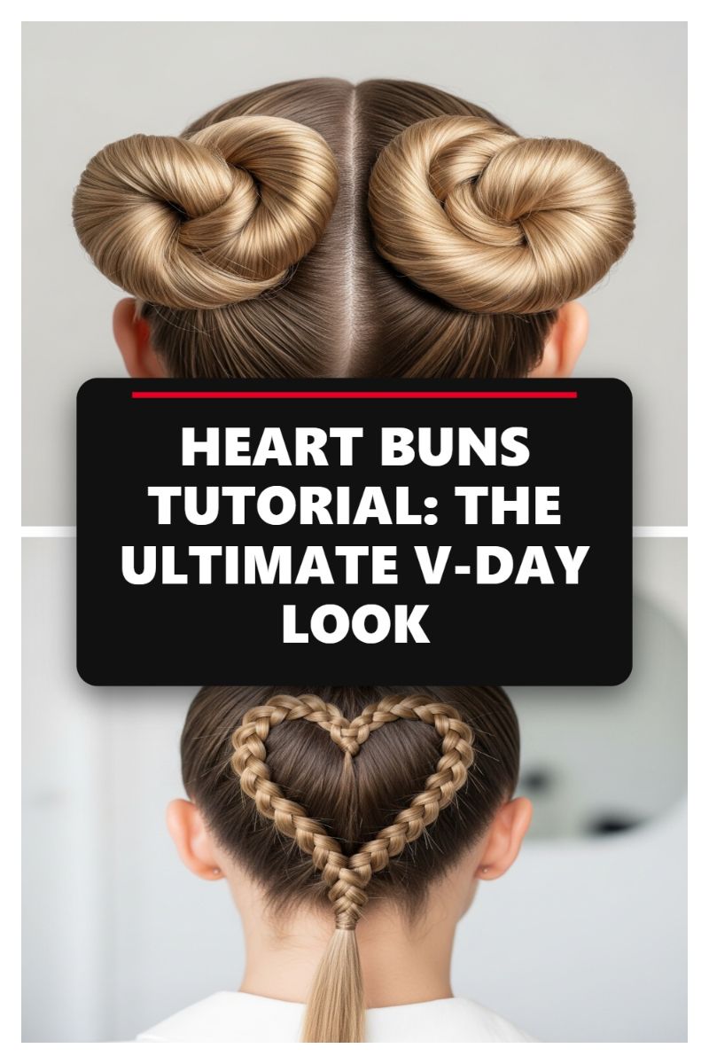 HEART BUNS TUTORIAL: THE ULTIMATE V-DAY LOOK