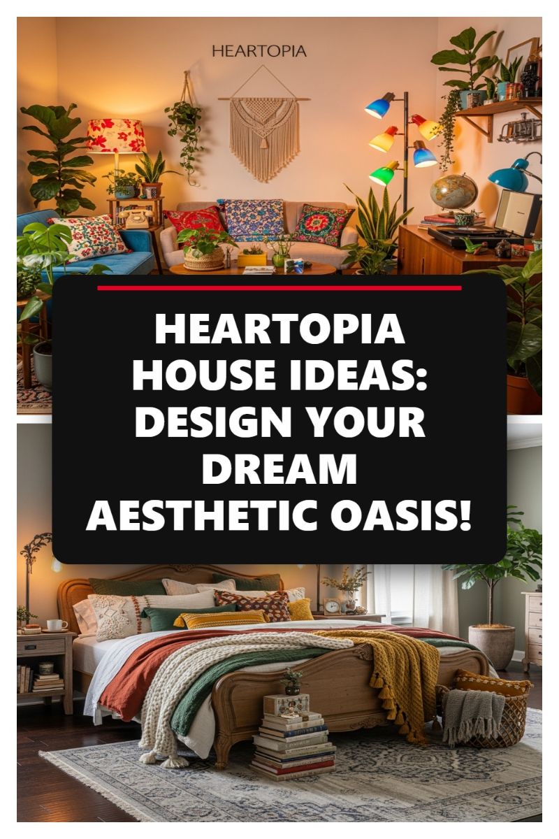 HEARTOPA HOUSE IDEAS: DESIGN YOUR DREAM AESTHETIC OASIS!