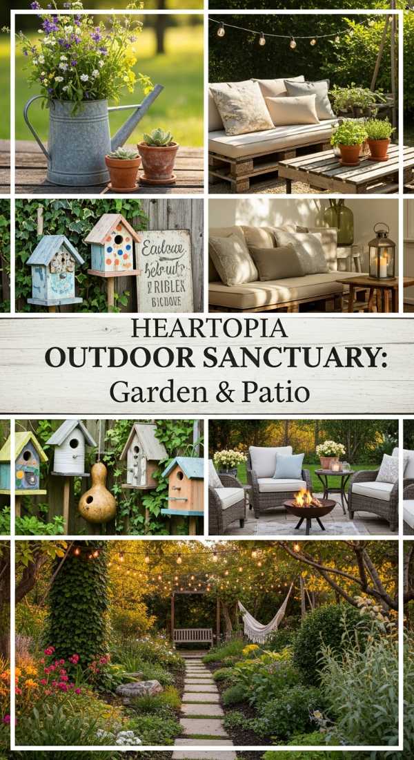 Heartopia Outdoor Sanctuary: Garden & Patio