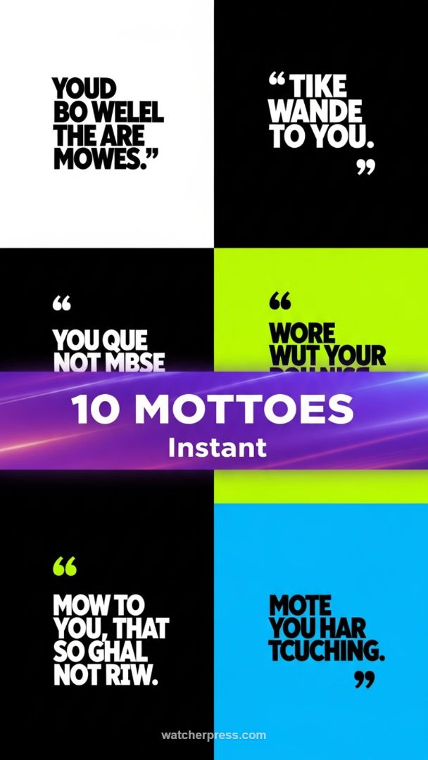 High-Energy 10 Mottoes Instant Motivation Graphic Template Pack