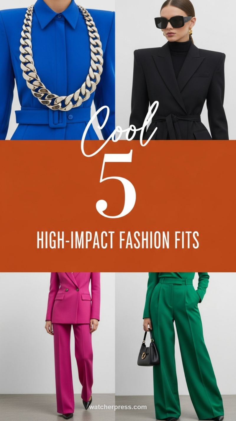 High-Impact Dressing: Bold Suit Statements