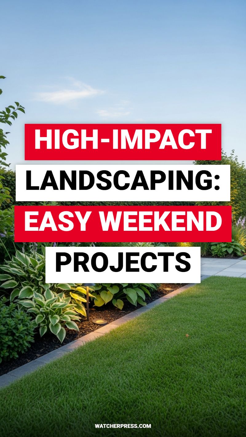 HIGH-IMPACT LANDSCAPING: EASY WEEKEND PROJECTS