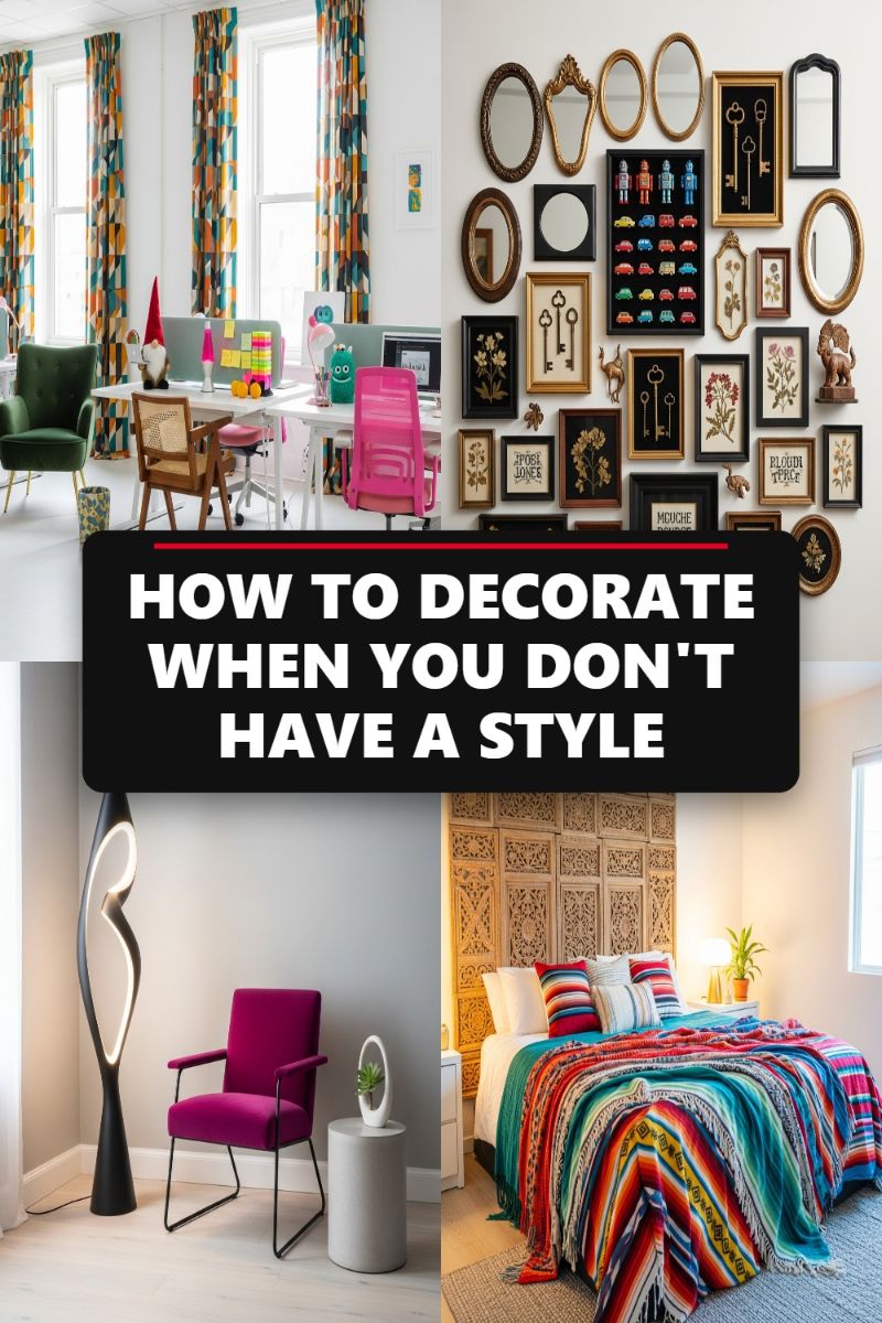 HOW TO DECORATE WHEN YOU DON'T HAVE A STYLE