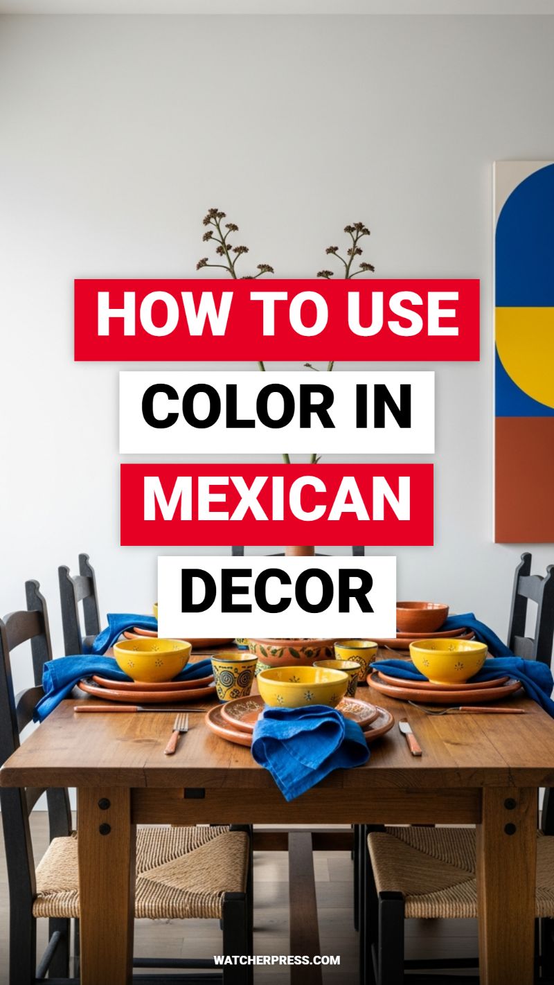 HOW TO USE COLOR IN MEXICAN DECOR