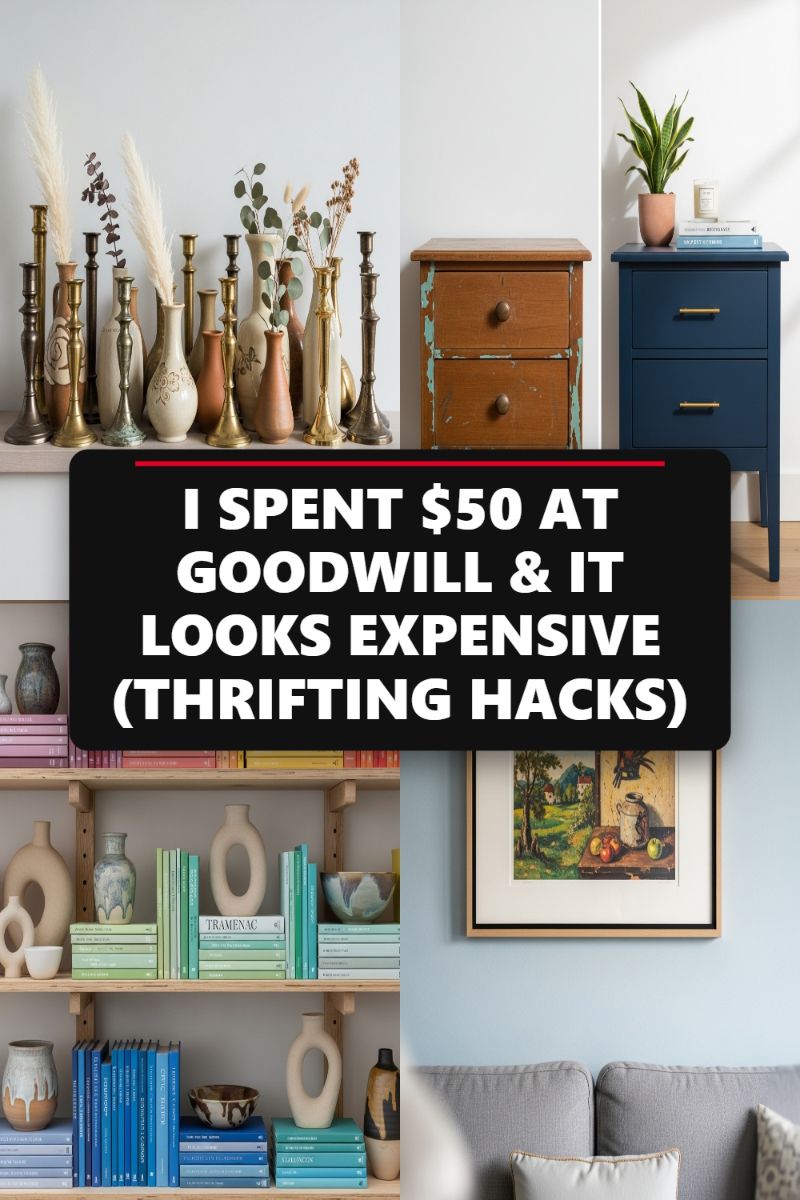 I SPENT $50 AT GOODWILL & IT LOOKS EXPENSIVE (THRIFTING HACKS)