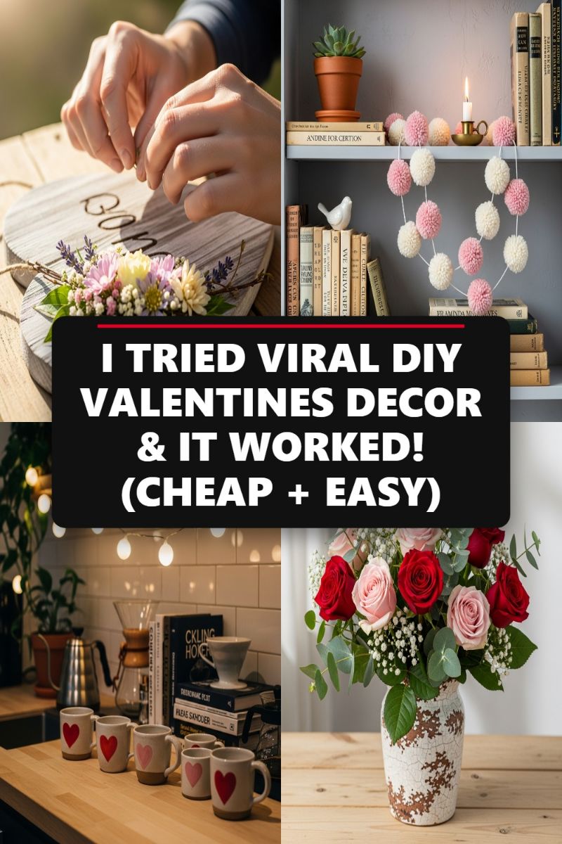 I TRIED VIRAL DIY VALENTINES DECOR & IT WORKED! (CHEAP + EASY)