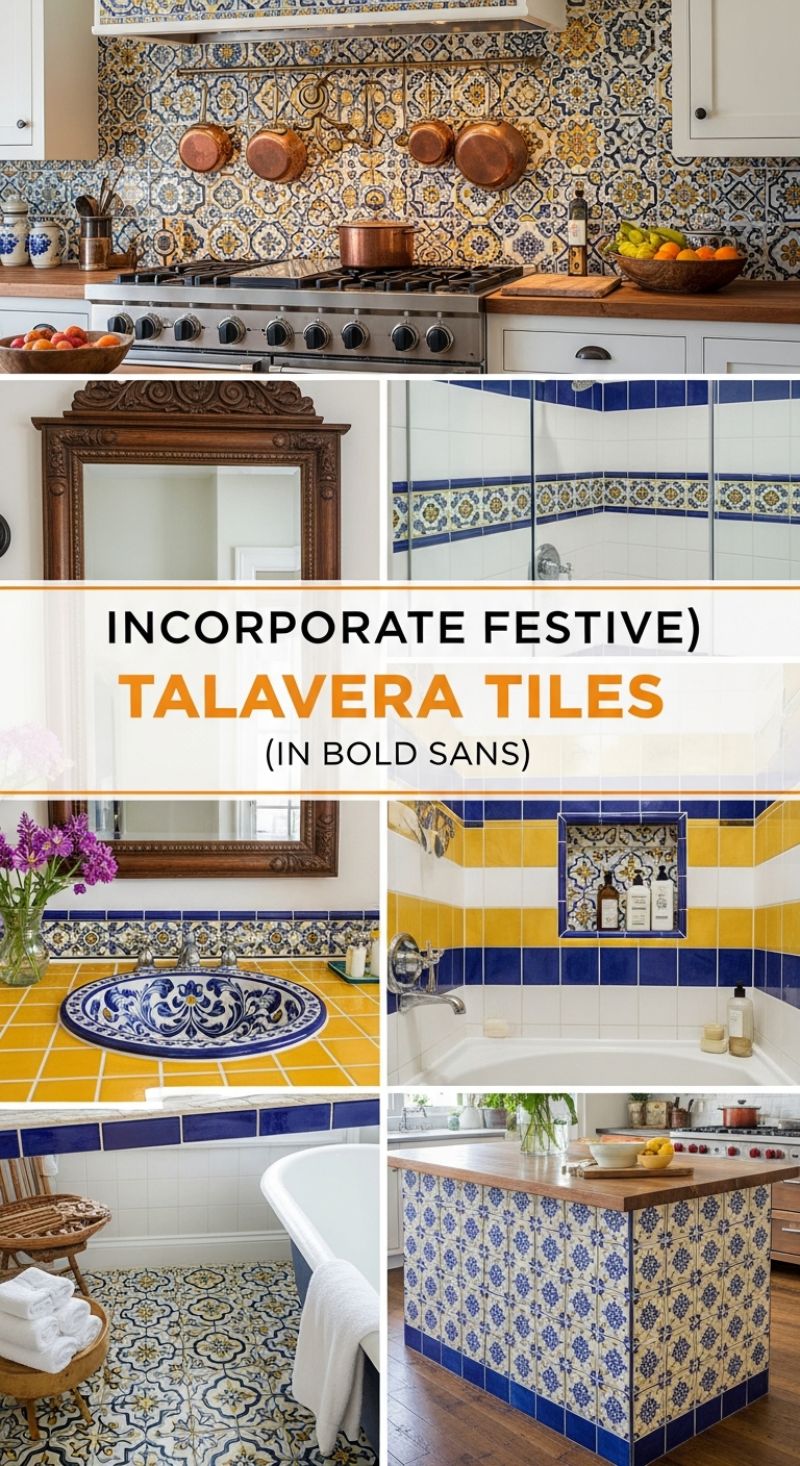 Incorporate Festive Talavera Tiles