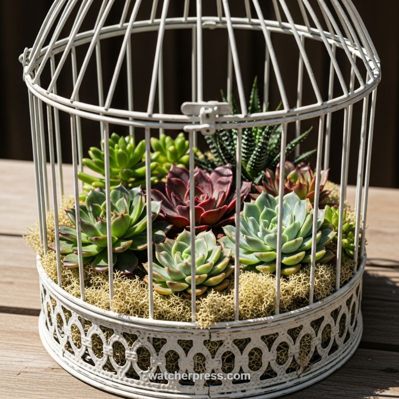 Incorporate Whimsical Contrast with Unexpected Planters