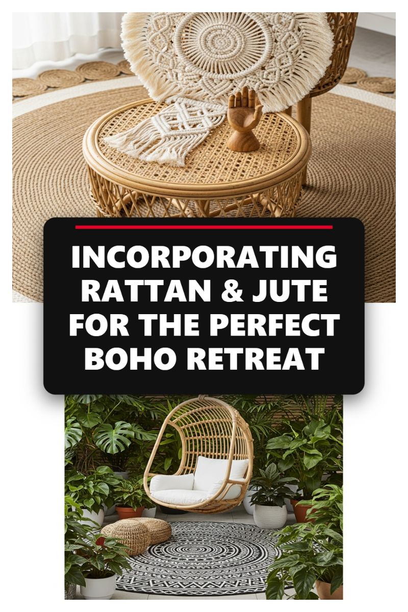 INCORPORATING RATTAN & JUTE FOR THE PERFECT BOHO RETREAT