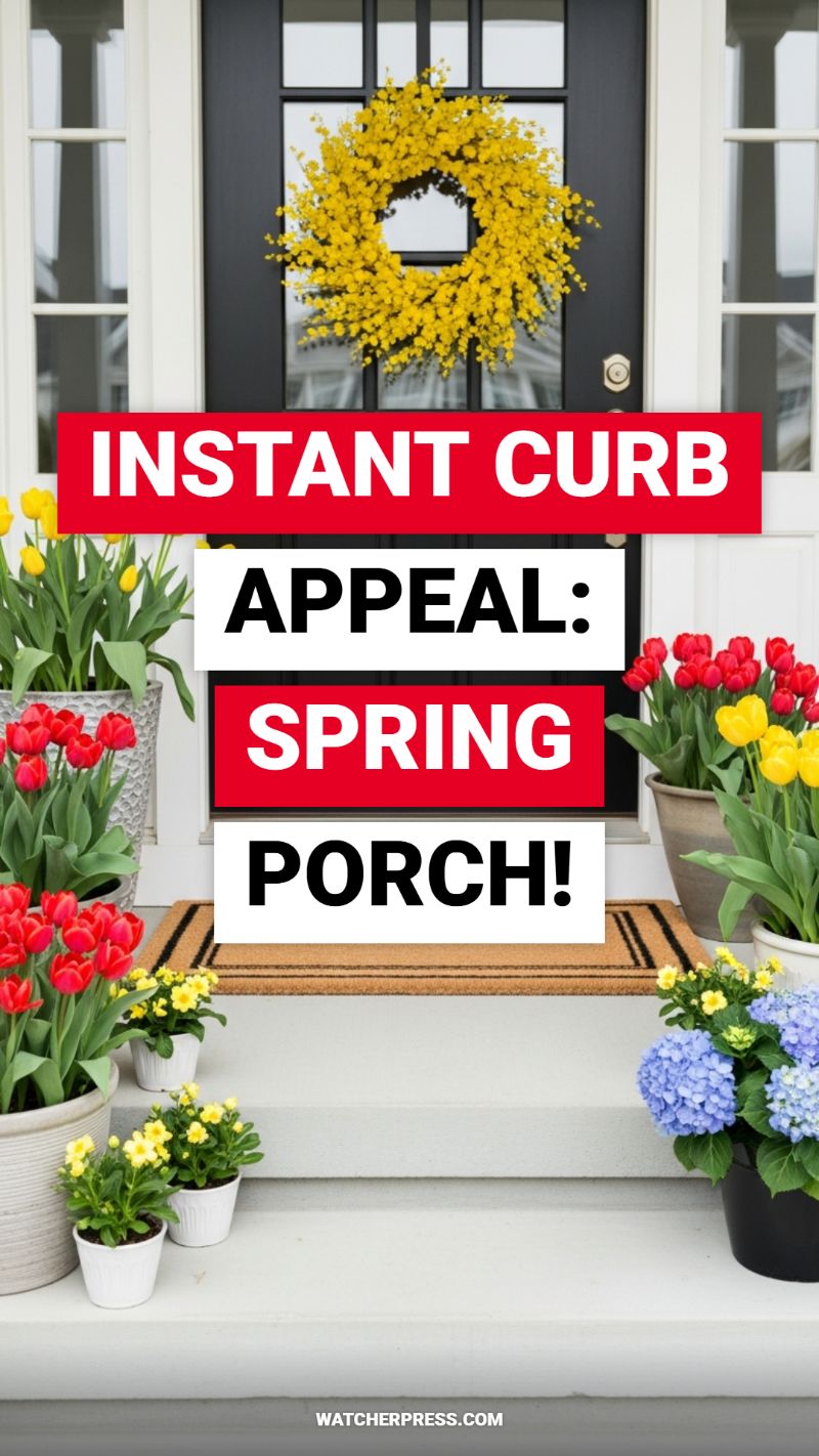 Instant Curb Appeal: Creating the Ultimate Spring Porch Welcome