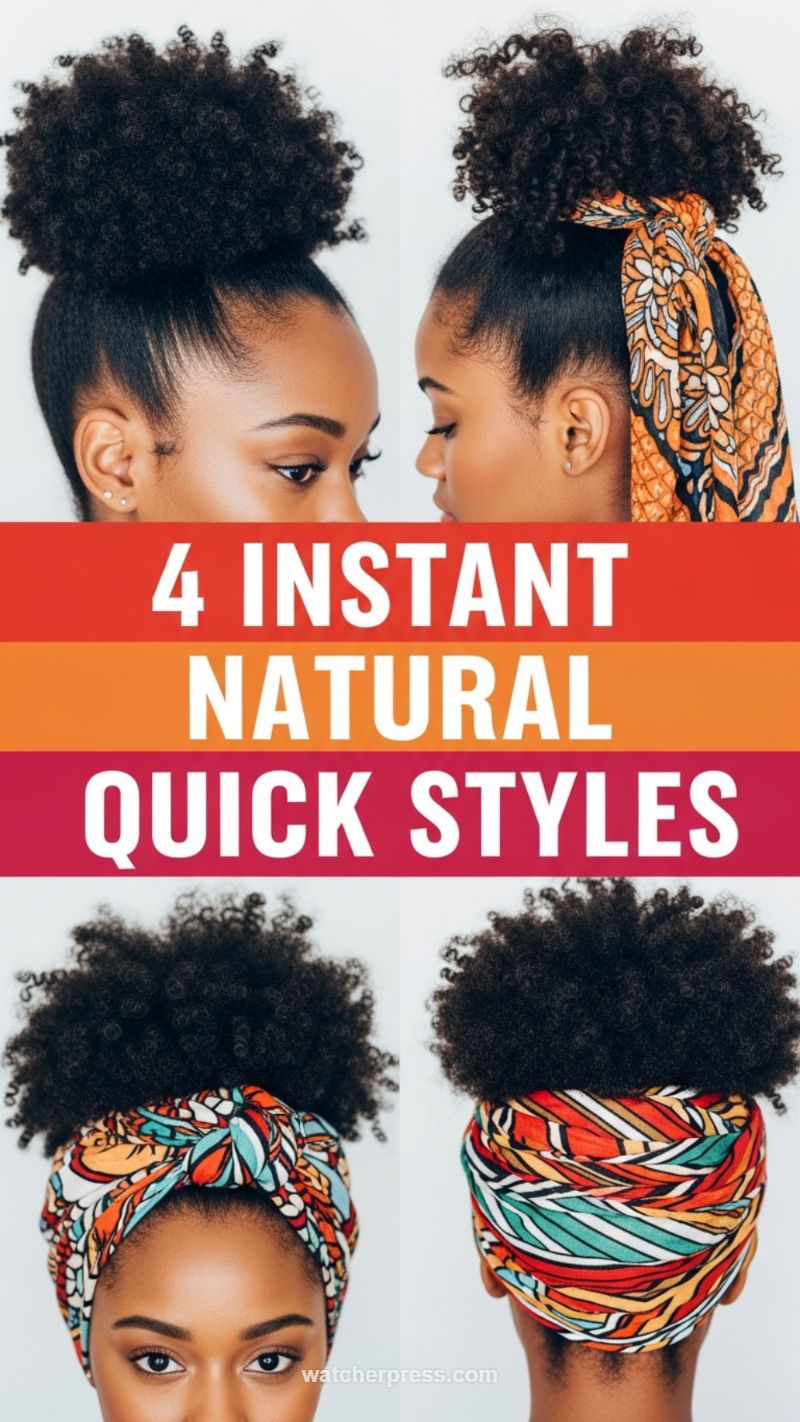 Instant Natural Quick Styles: Puffs and Wraps