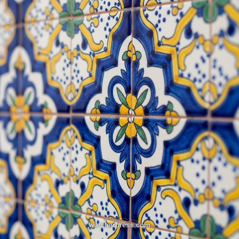 Integrate Cultural Richness with Hand-Painted Accent Tiles