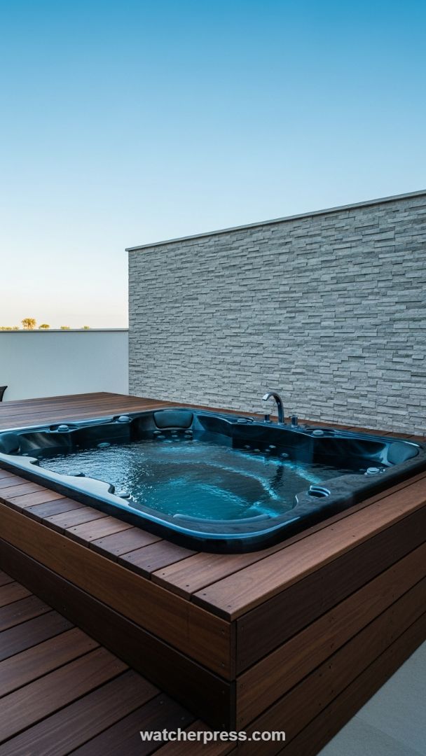 Integrated Luxury Spa Deck: The Epitome of Outdoor Elegance