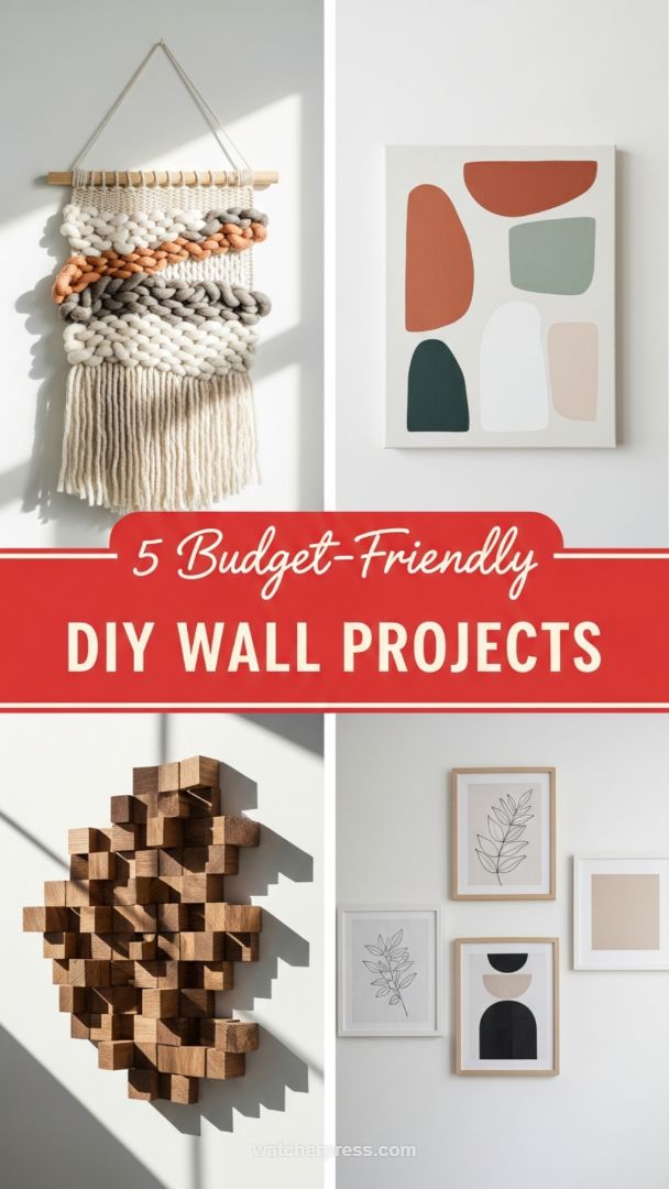 Integrating Diverse Textures: A Showcase of Budget-Friendly DIY Wall Decor Concepts