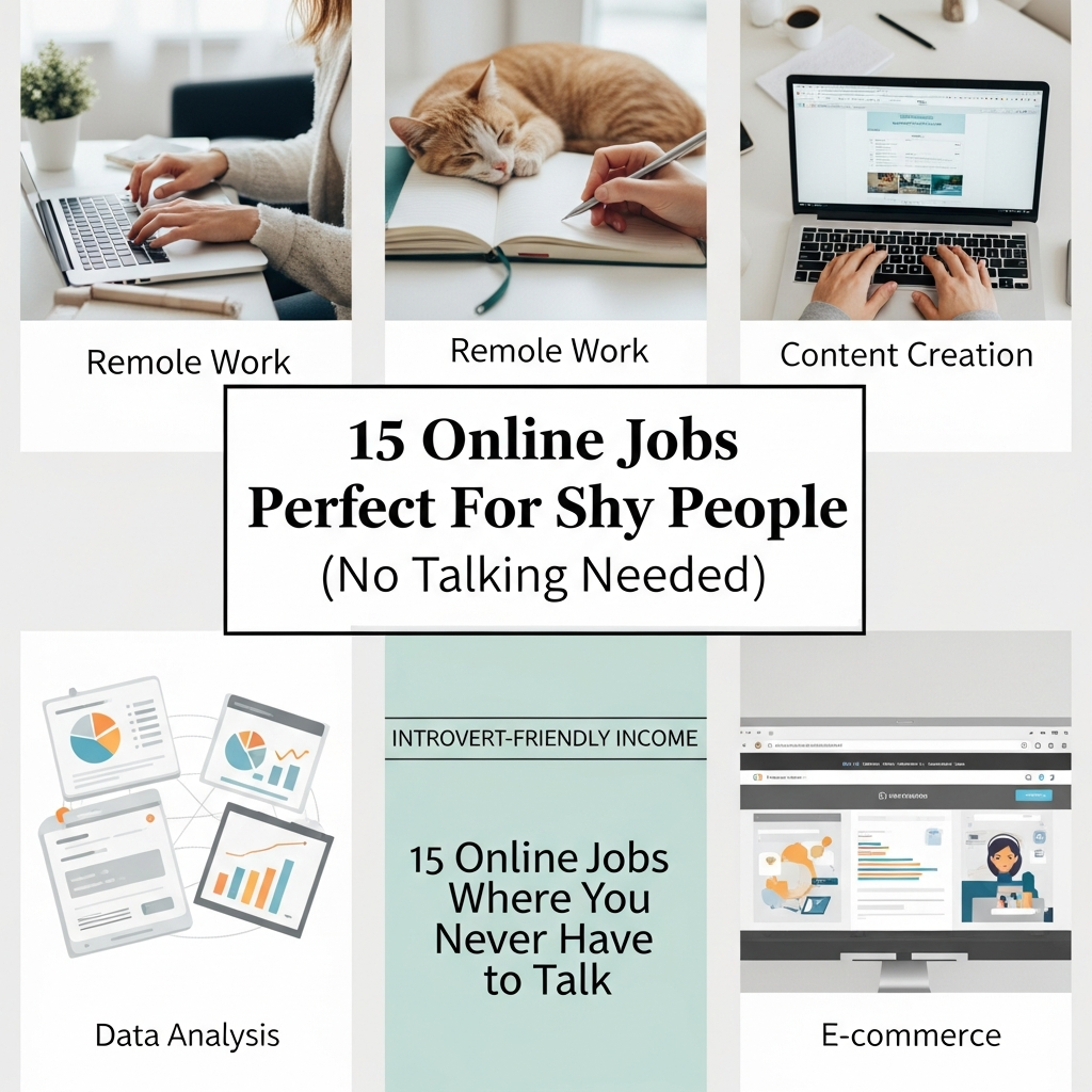 Introvert-Friendly Income: 15 Online Jobs Where You Never Have to Talk