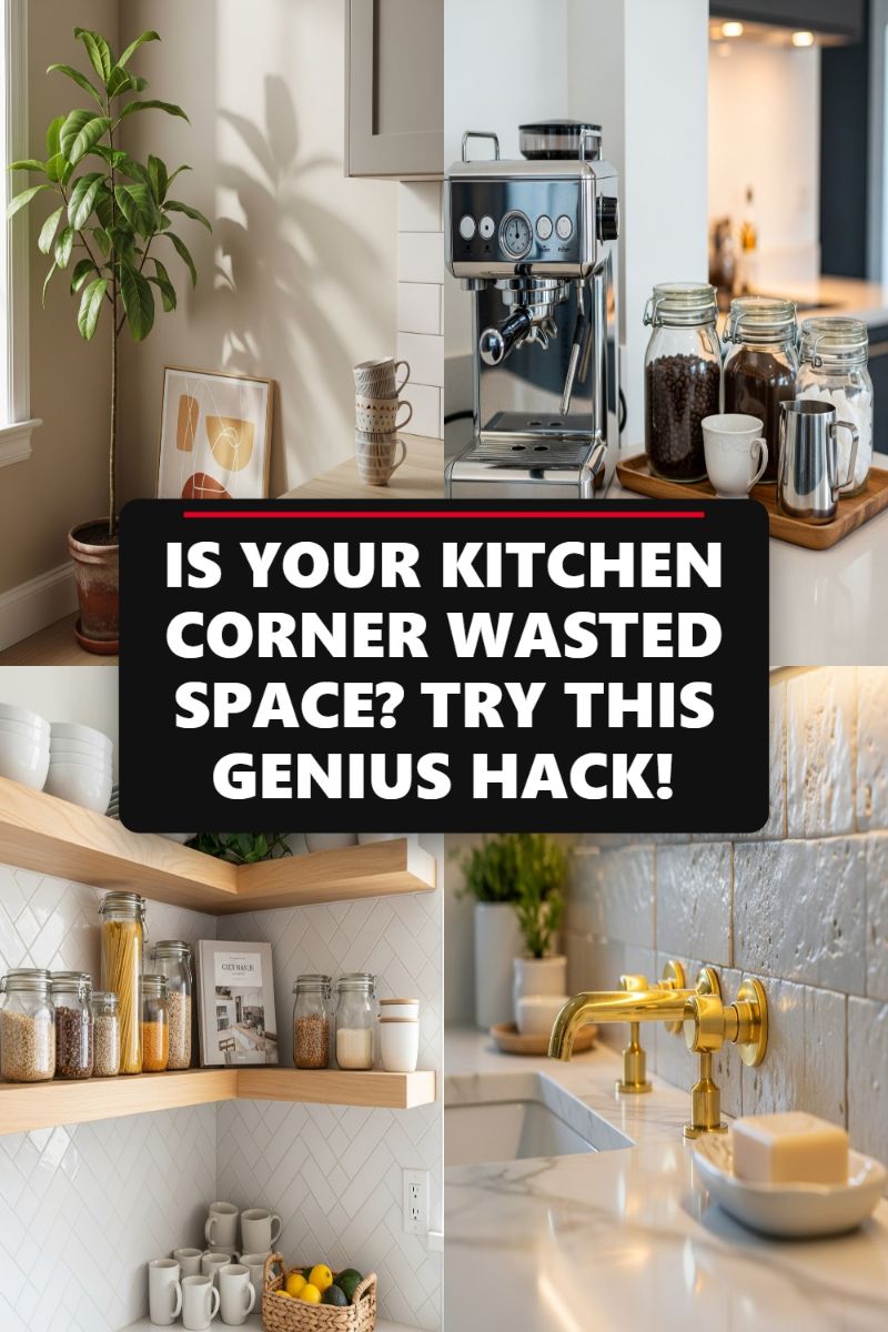 IS YOUR KITCHEN CORNER WASTED SPACE? TRY THIS GENIUS HACK!