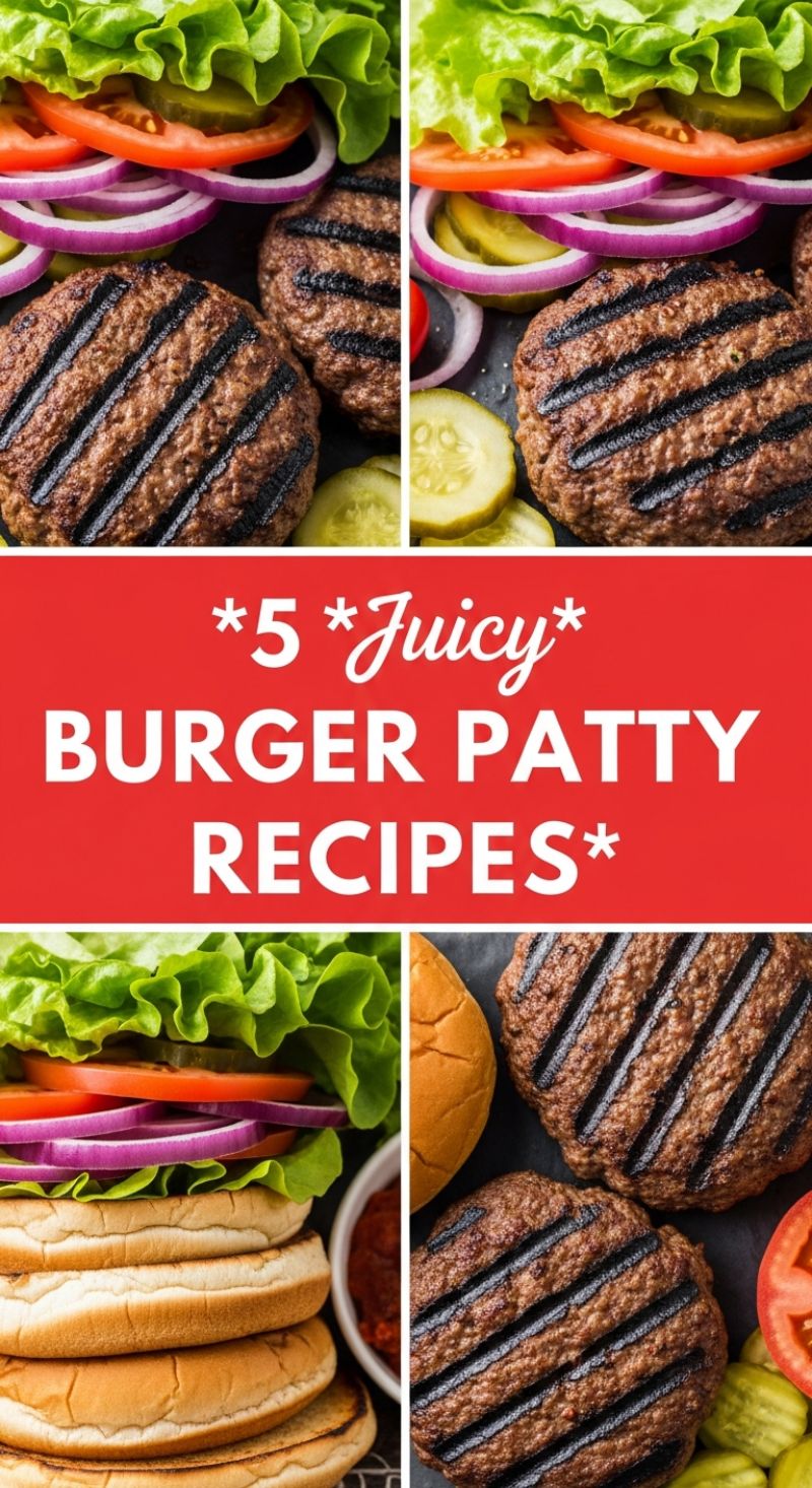 Juicy Burger Patty Recipes