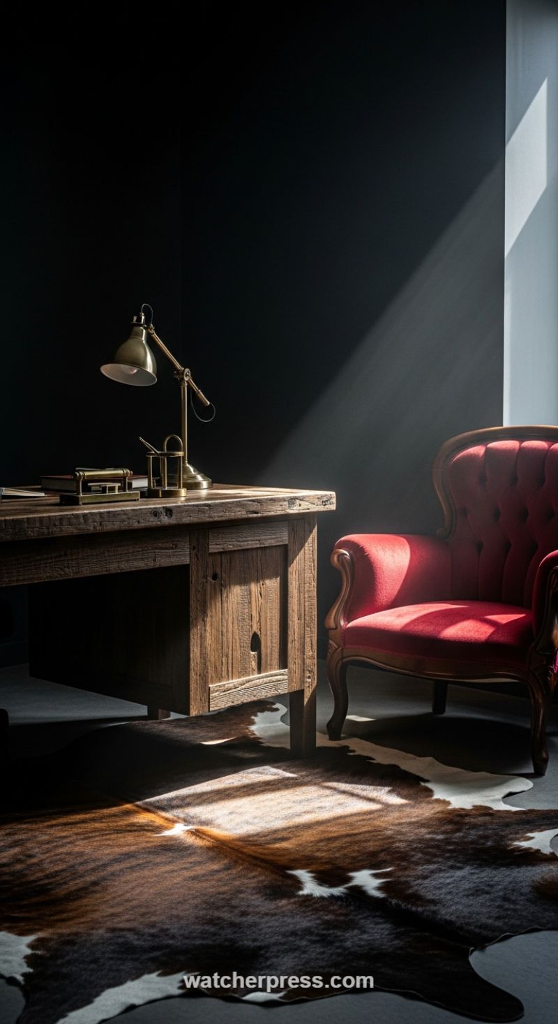 Juxtaposing Rough and Refined Textures for Dramatic Contrast