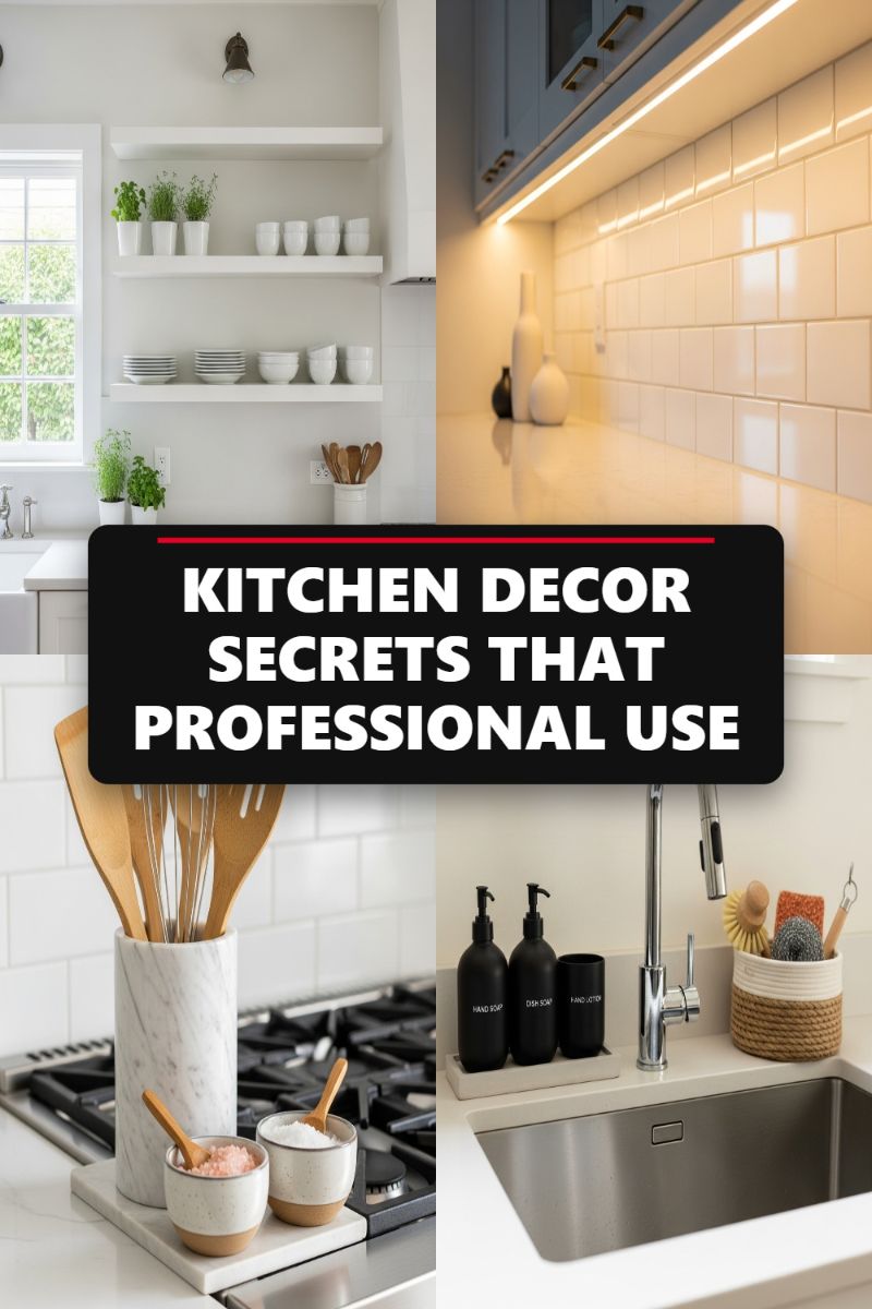 KITCHEN DECOR SECRETS THAT PROFESSIONAL USE