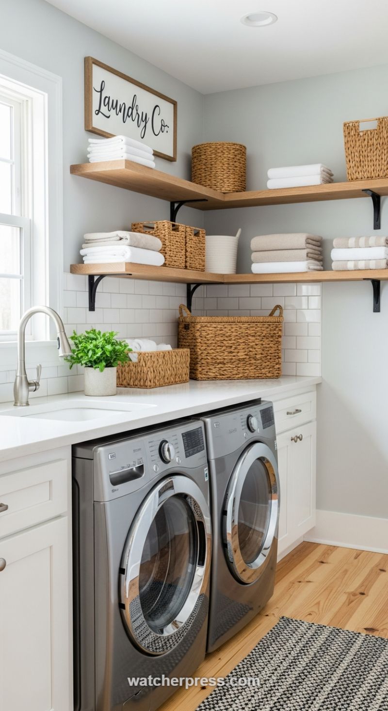 Laundry Co. (A Functional & Stylish Washroom Retreat)