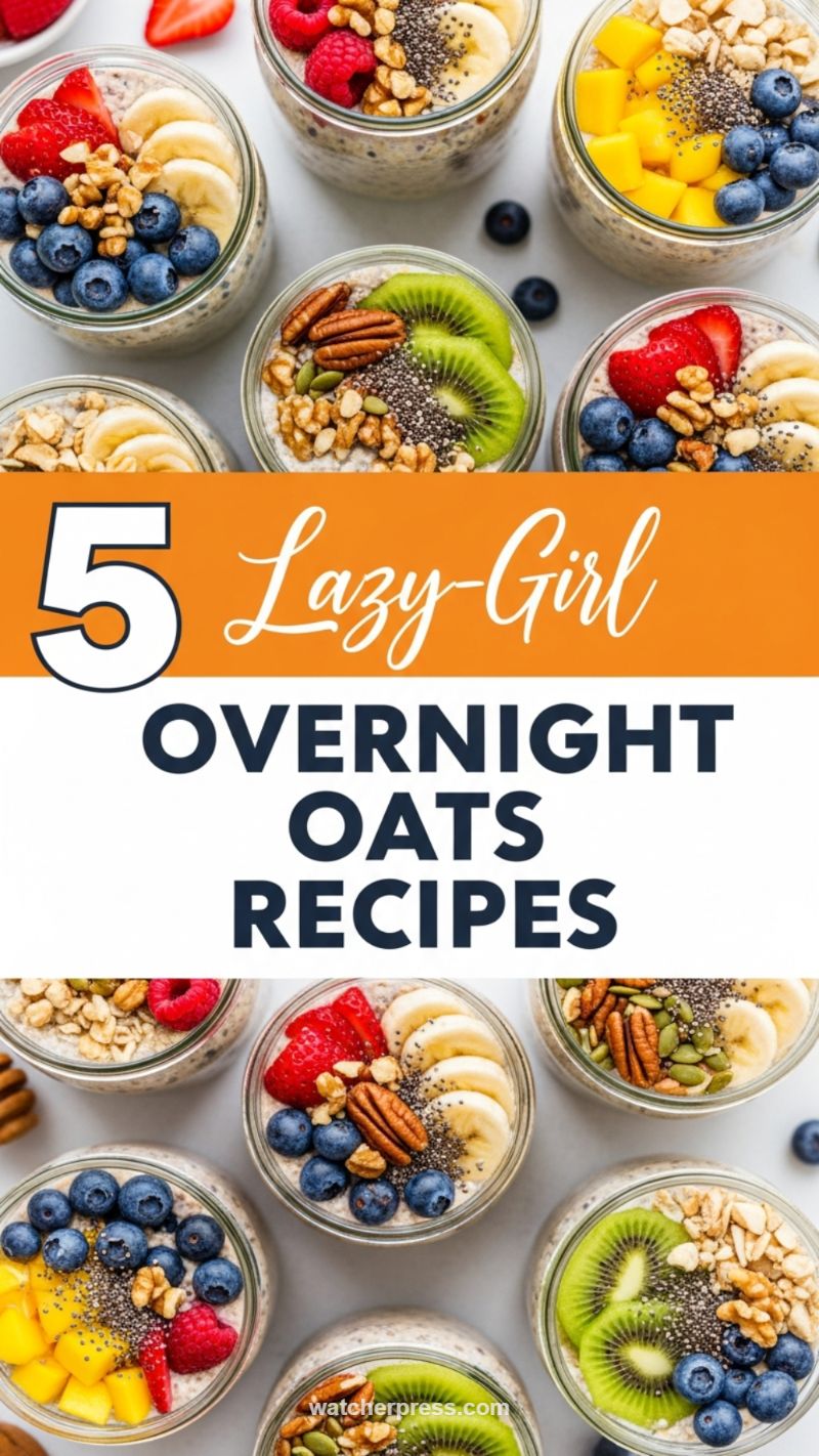 Lazy-Girl Berry & Nut Overnight Oats