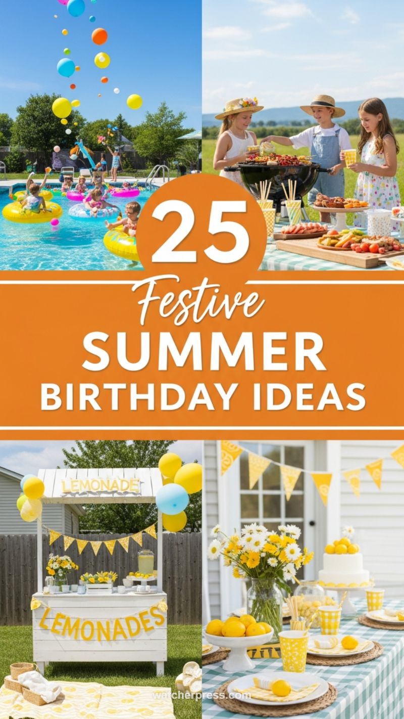 Lemonade Stand and Backyard Pool Fun