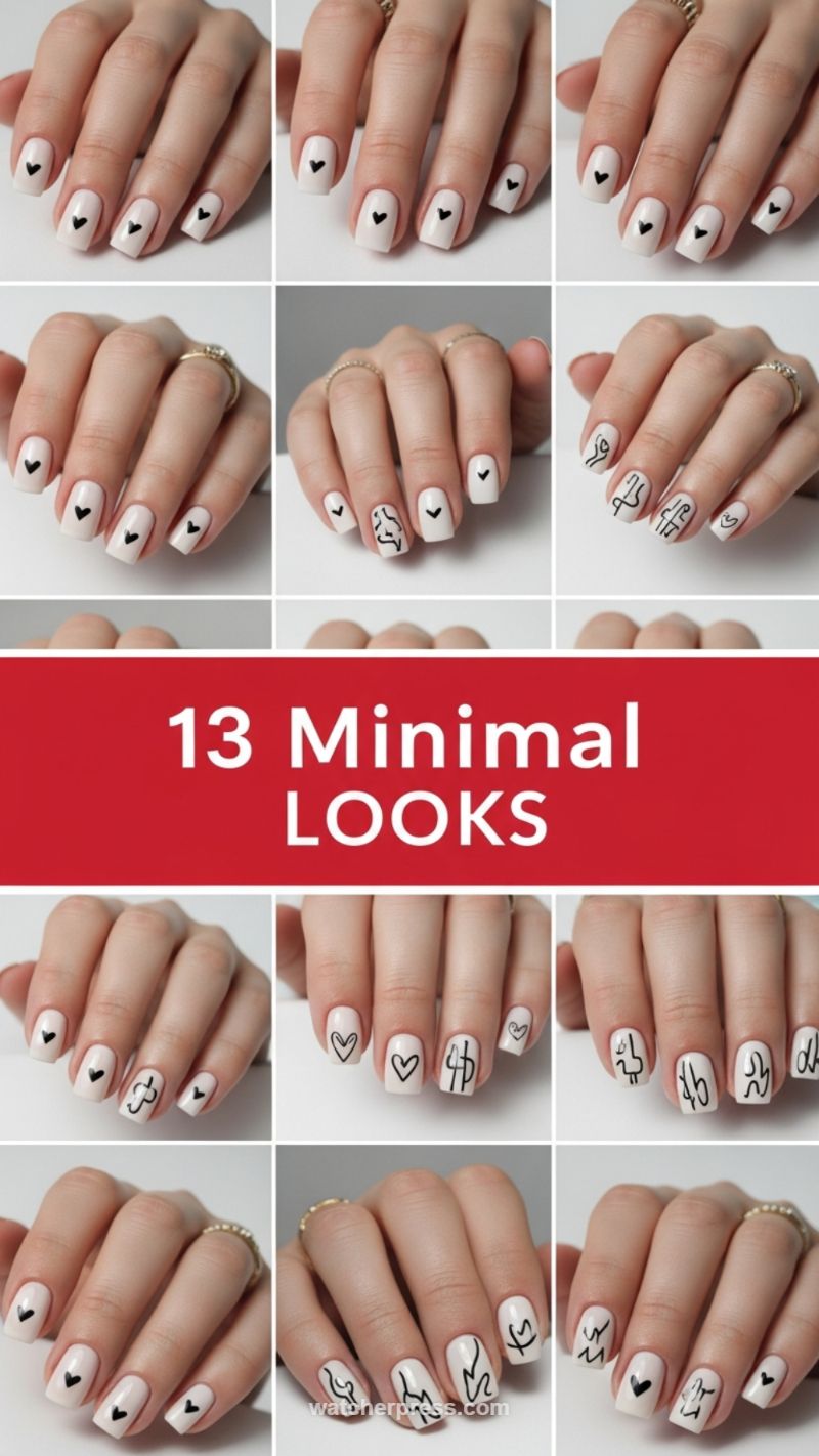 Less is More: 13 Minimalist Looks with Tiny Heart and Line Art