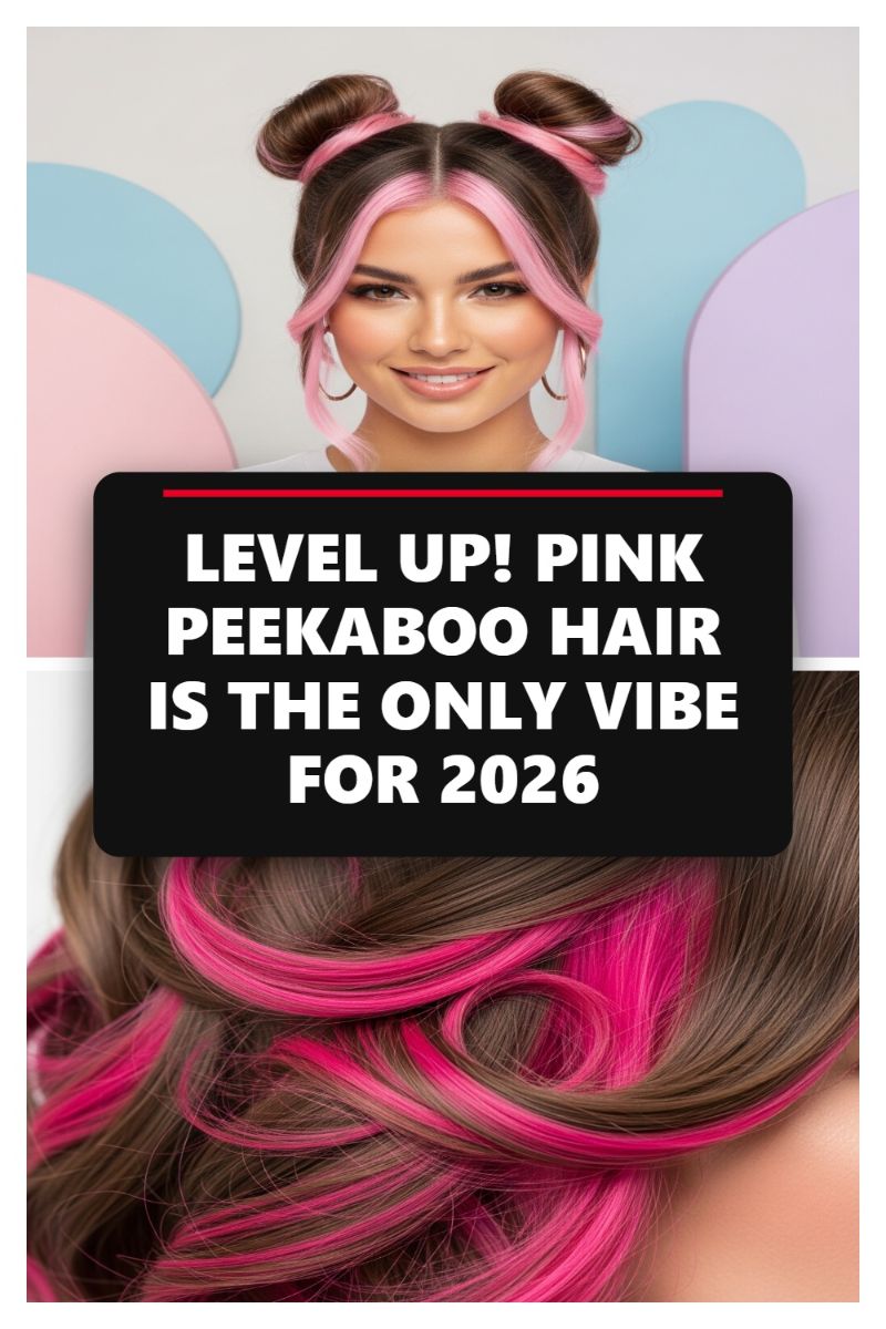 LEVEL UP! PINK PEEKABOO HAIR IS THE ONLY VIBE FOR 2026