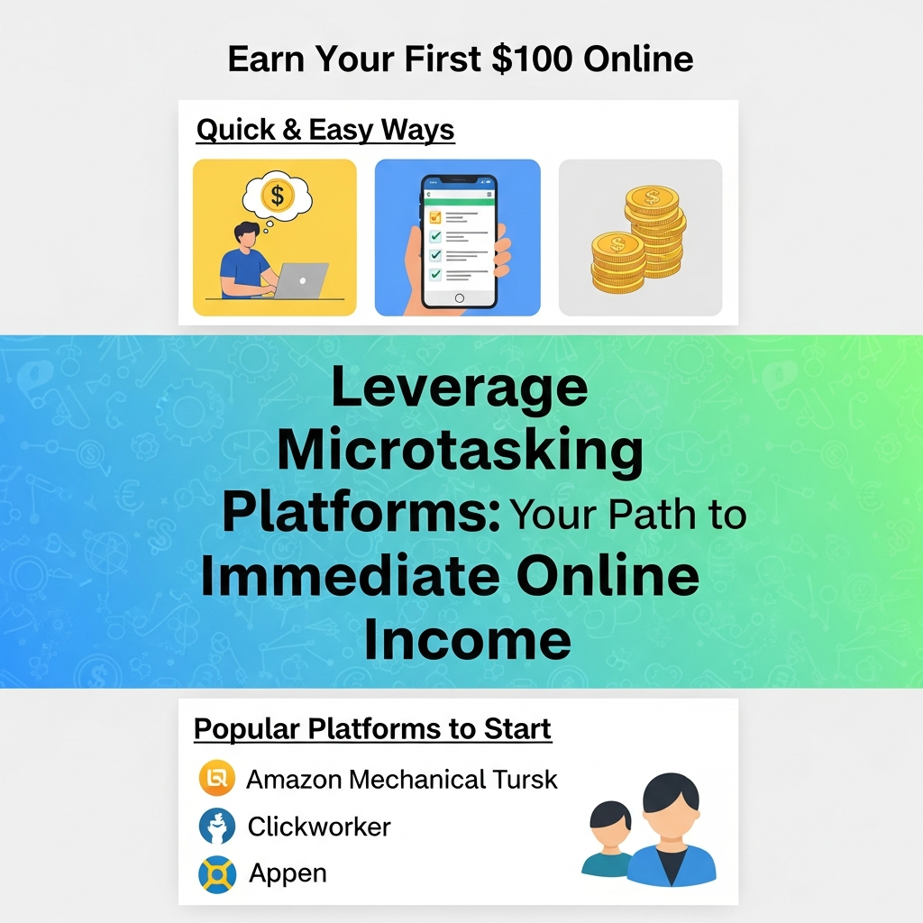 Leverage Microtasking Platforms: Your Path to Immediate Online Income