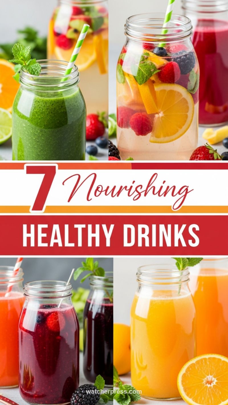 Liquid Nutrition: 7 Nourishing Homemade Healthy Drinks