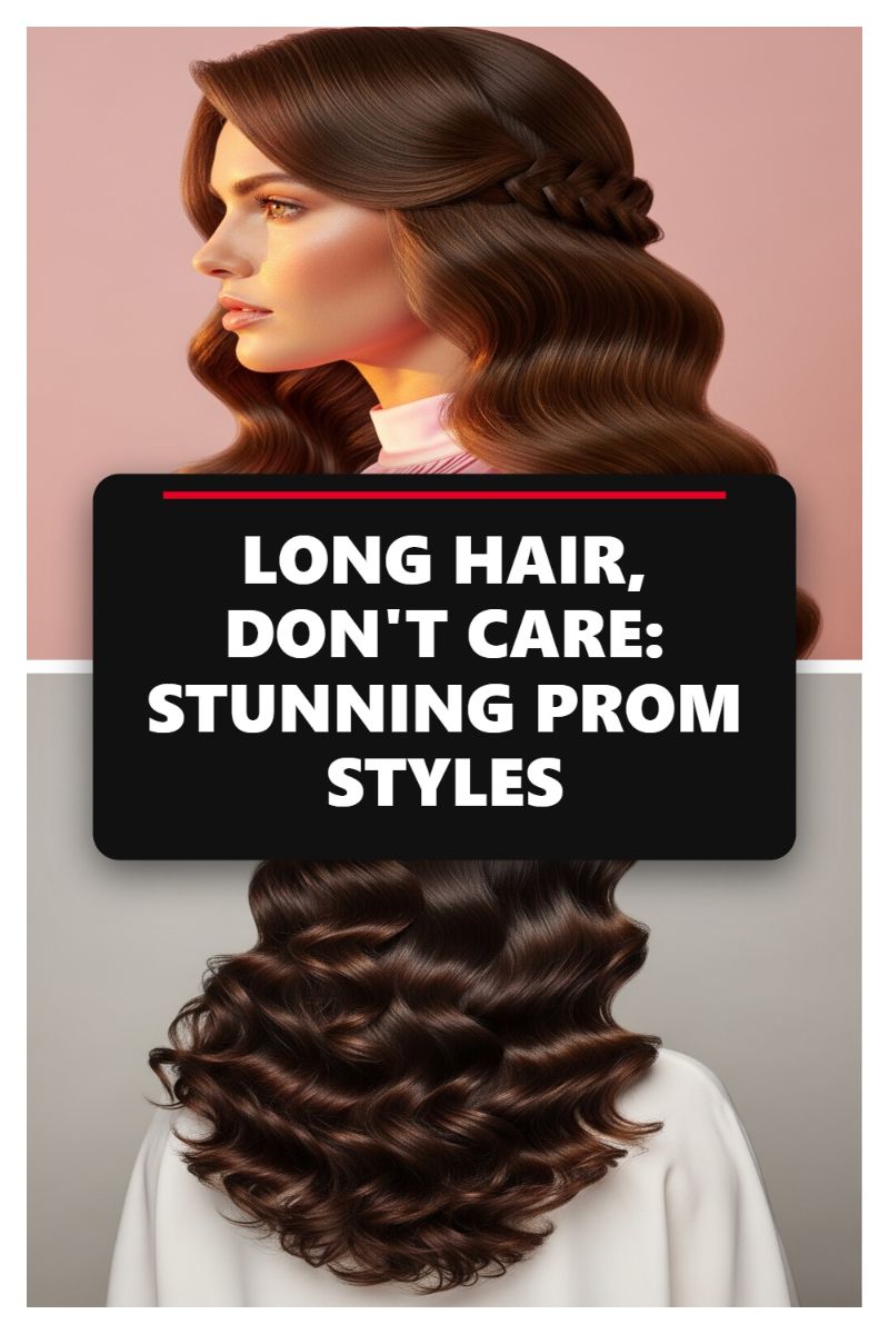 LONG HAIR, DON'T CARE: STUNNING PROM STYLES