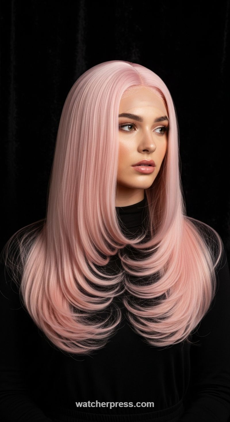 Long Hair: Maximizing Volume with the Feathered Layer Cut