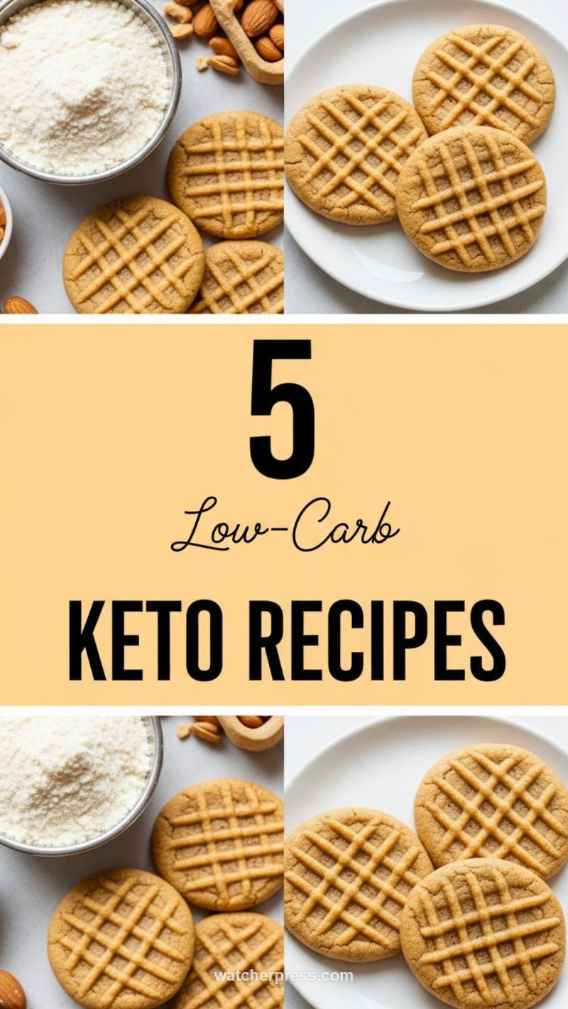 Low-Carb Keto Peanut Butter Waffle Cookies